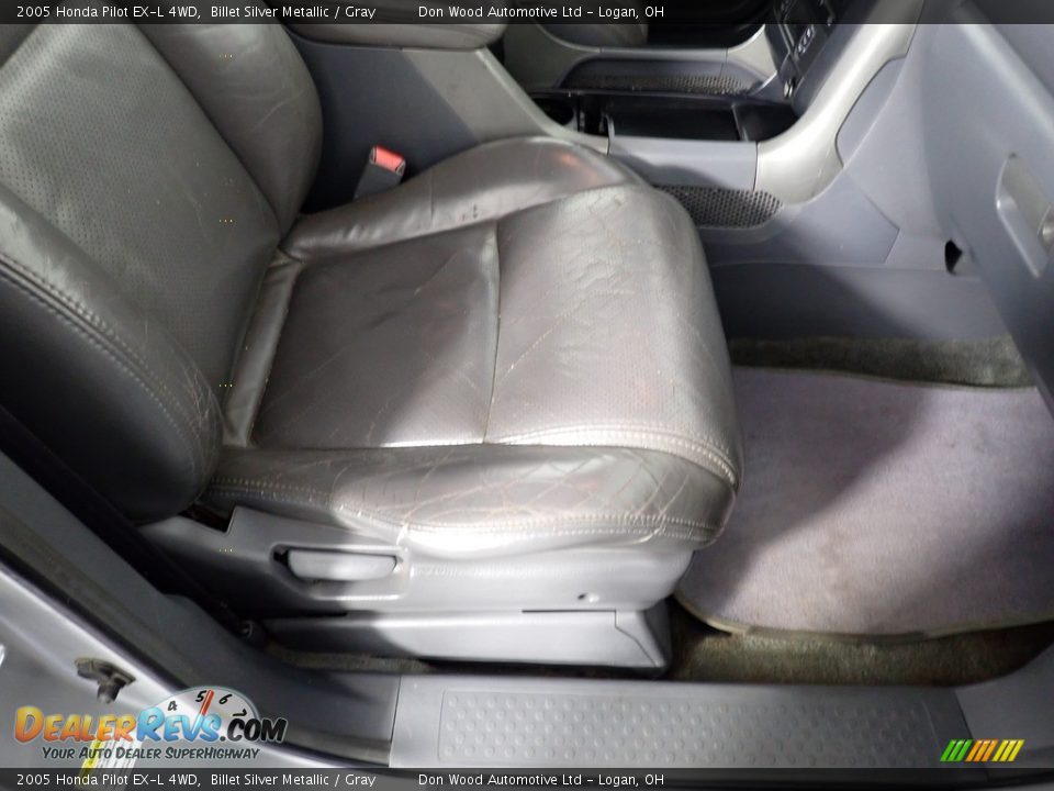 2005 Honda Pilot EX-L 4WD Billet Silver Metallic / Gray Photo #21