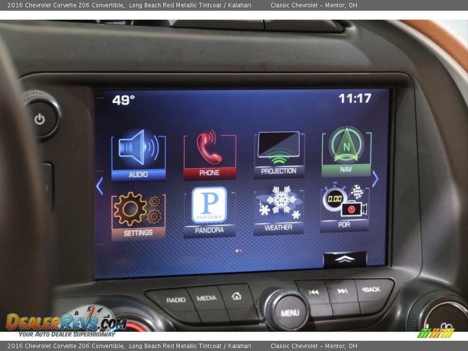 Controls of 2016 Chevrolet Corvette Z06 Convertible Photo #21