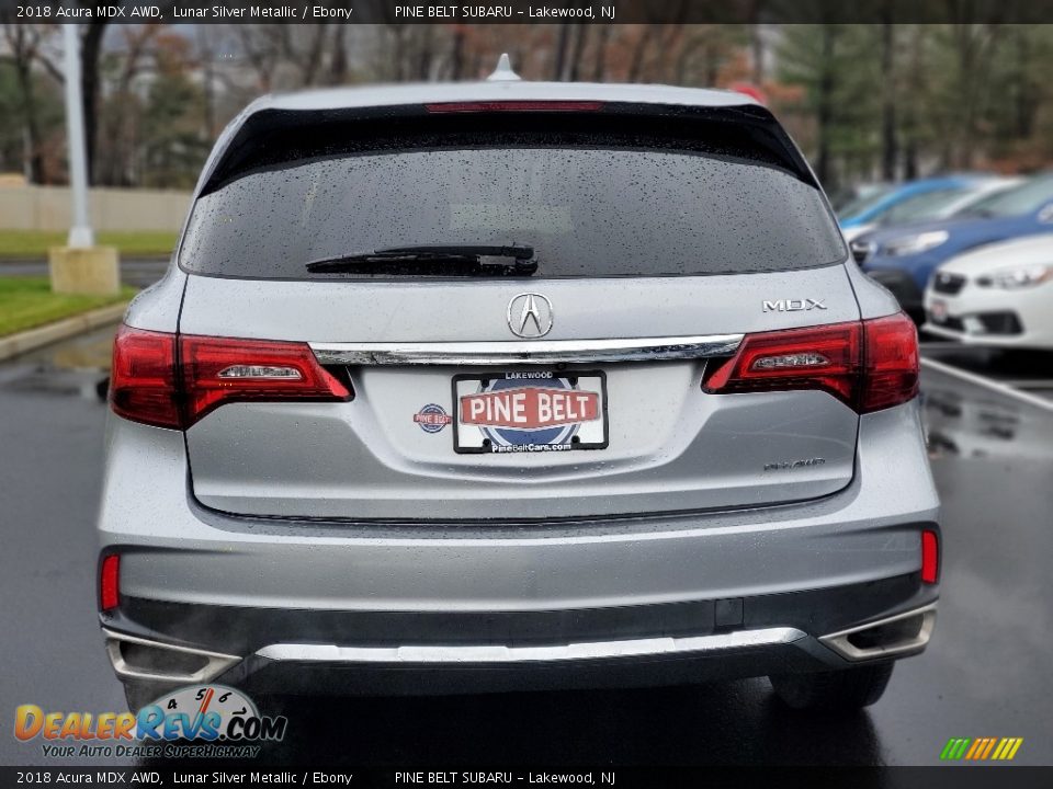 2018 Acura MDX AWD Lunar Silver Metallic / Ebony Photo #19