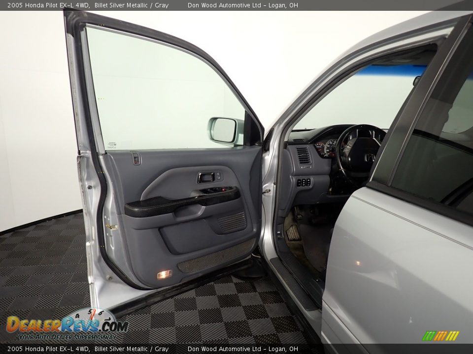 2005 Honda Pilot EX-L 4WD Billet Silver Metallic / Gray Photo #24