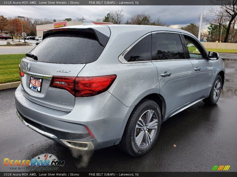 2018 Acura MDX AWD Lunar Silver Metallic / Ebony Photo #20