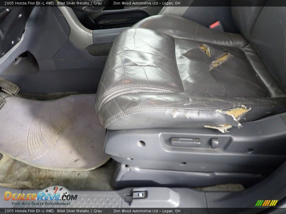 2005 Honda Pilot EX-L 4WD Billet Silver Metallic / Gray Photo #26