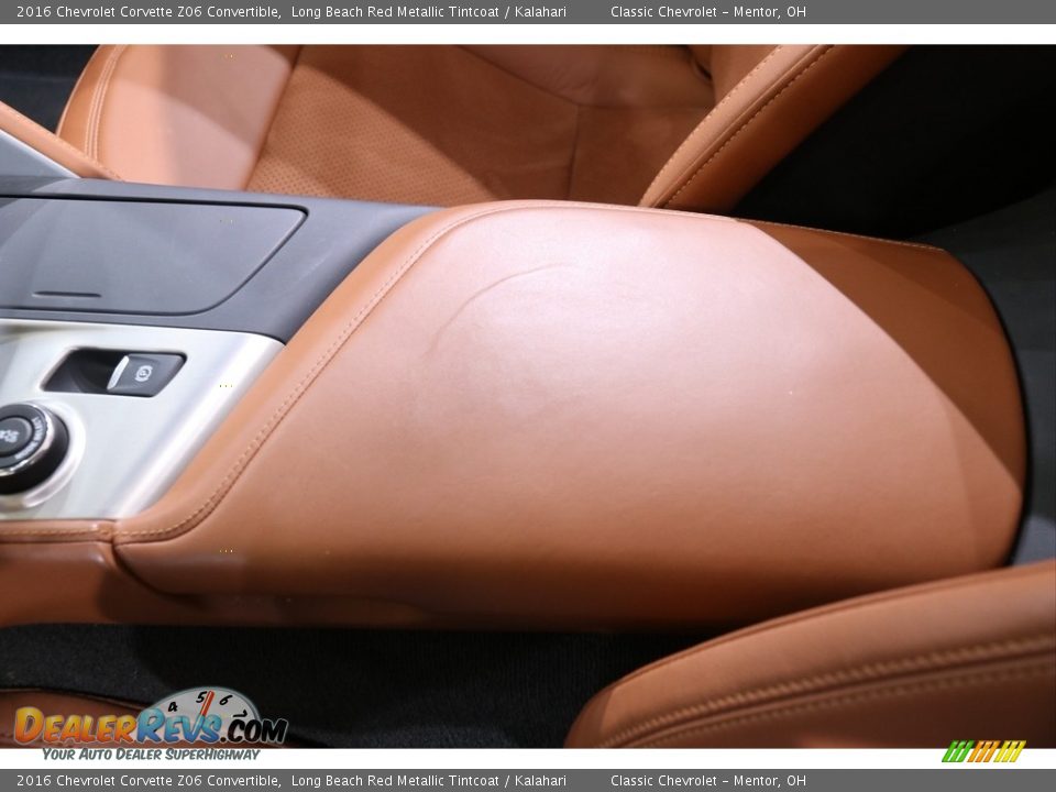 2016 Chevrolet Corvette Z06 Convertible Long Beach Red Metallic Tintcoat / Kalahari Photo #28