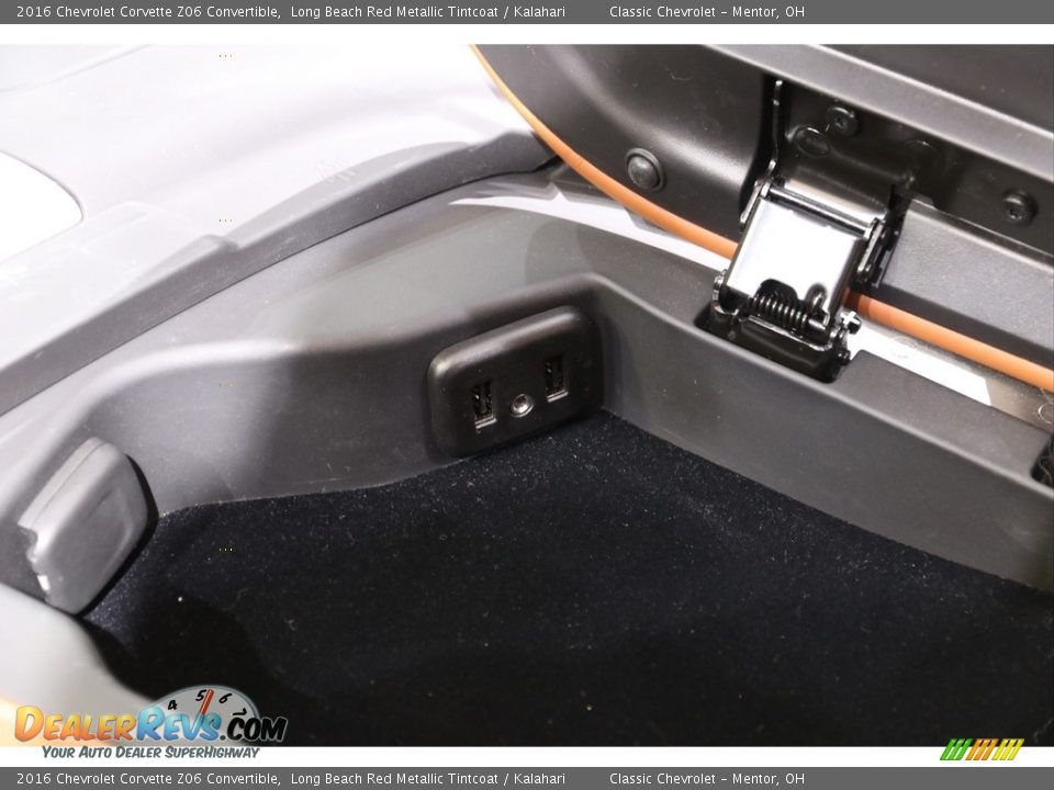 2016 Chevrolet Corvette Z06 Convertible Long Beach Red Metallic Tintcoat / Kalahari Photo #30