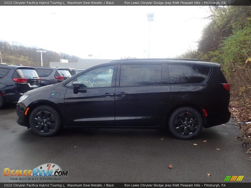 2020 Chrysler Pacifica Hybrid Touring L Maximum Steel Metallic / Black Photo #10