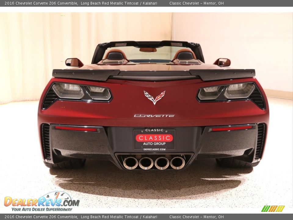 2016 Chevrolet Corvette Z06 Convertible Long Beach Red Metallic Tintcoat / Kalahari Photo #33
