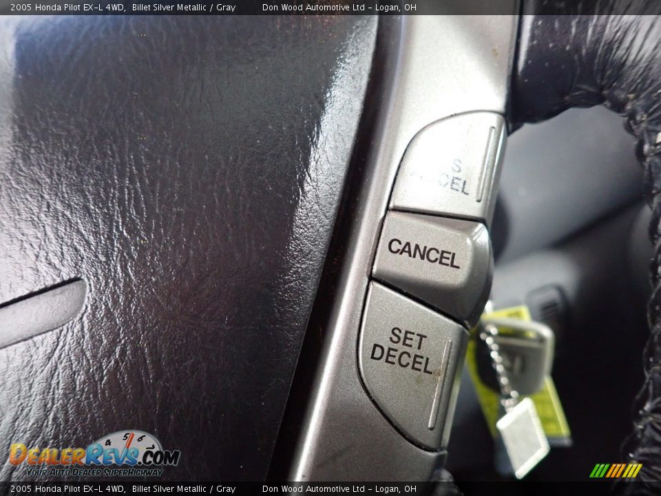 2005 Honda Pilot EX-L 4WD Billet Silver Metallic / Gray Photo #33