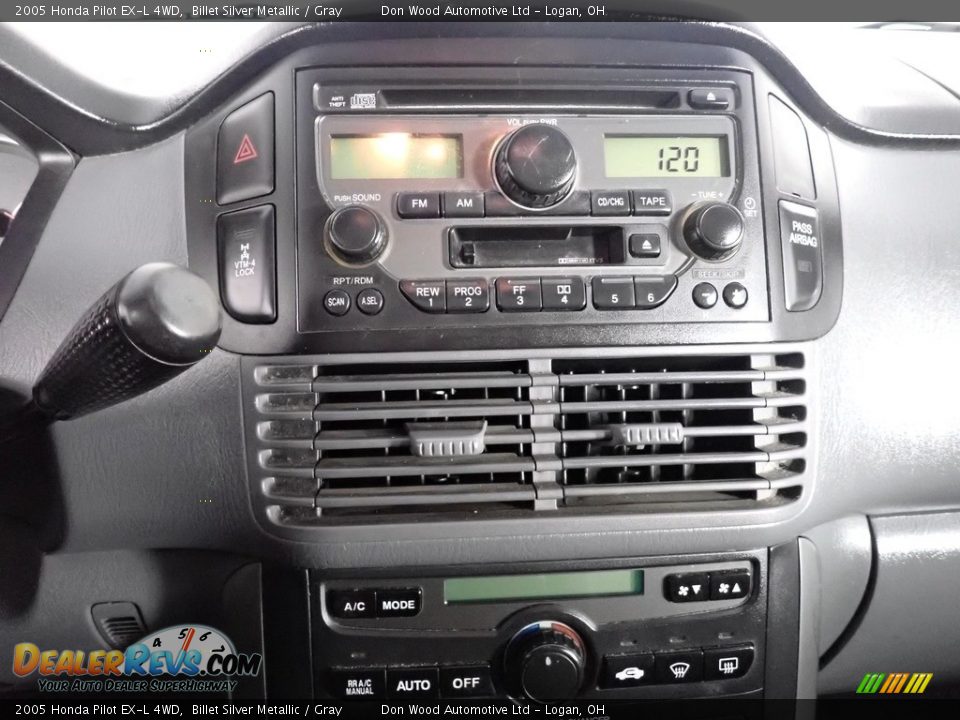 2005 Honda Pilot EX-L 4WD Billet Silver Metallic / Gray Photo #35