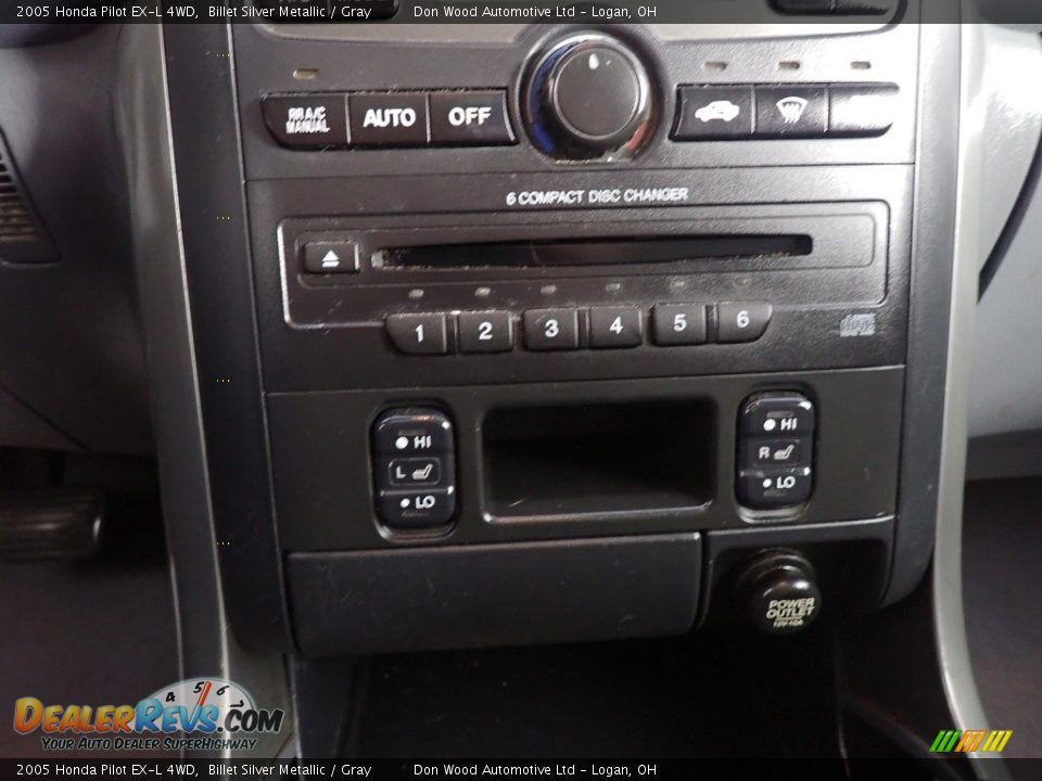 2005 Honda Pilot EX-L 4WD Billet Silver Metallic / Gray Photo #36