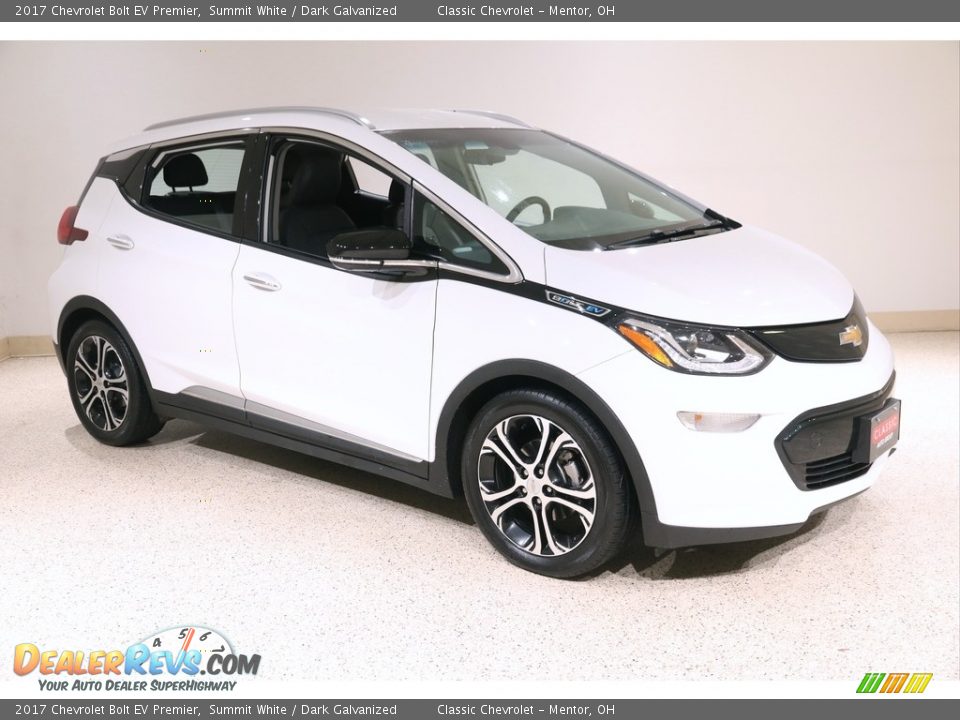 2017 Chevrolet Bolt EV Premier Summit White / Dark Galvanized Photo #1