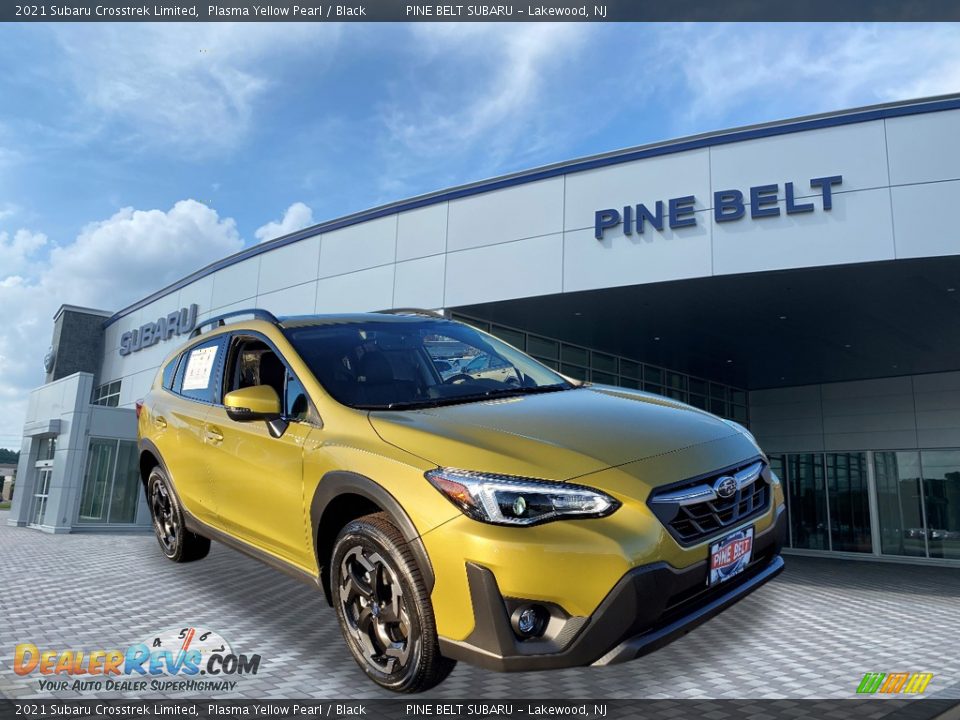 2021 Subaru Crosstrek Limited Plasma Yellow Pearl / Black Photo #1