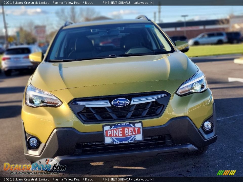 2021 Subaru Crosstrek Limited Plasma Yellow Pearl / Black Photo #3