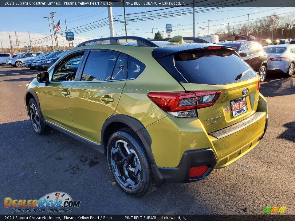 2021 Subaru Crosstrek Limited Plasma Yellow Pearl / Black Photo #4