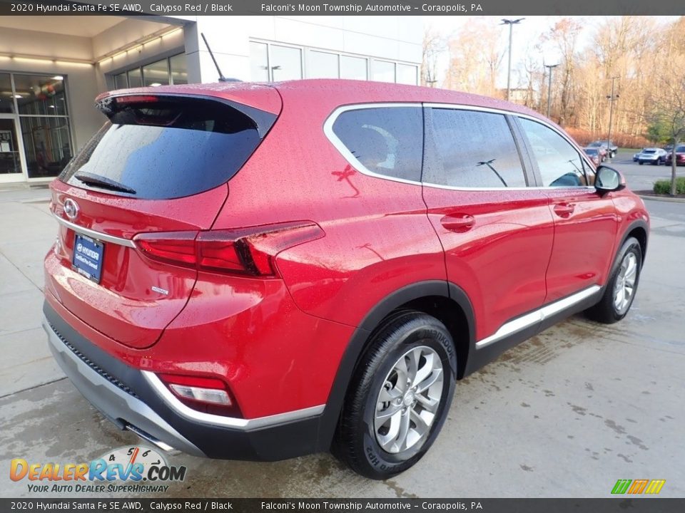 2020 Hyundai Santa Fe SE AWD Calypso Red / Black Photo #2