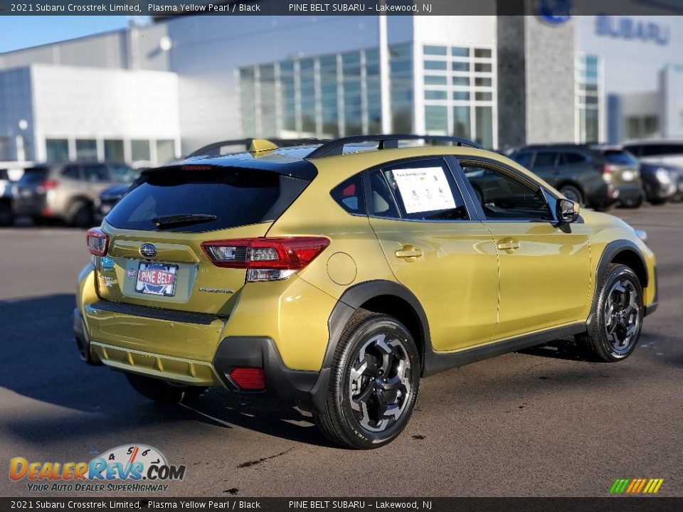2021 Subaru Crosstrek Limited Plasma Yellow Pearl / Black Photo #7
