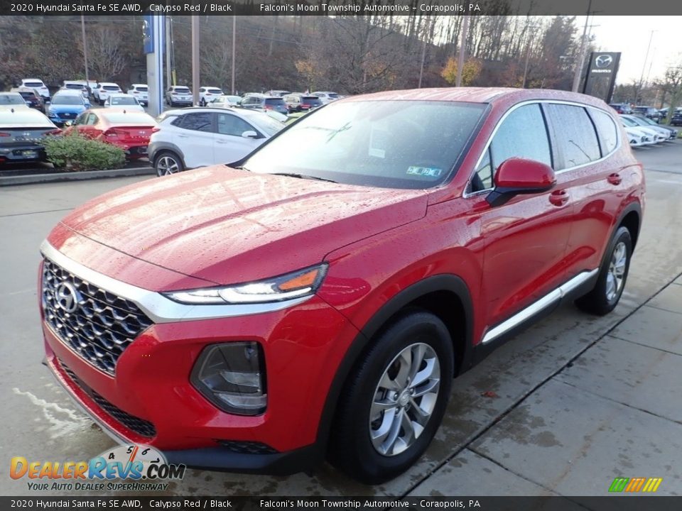2020 Hyundai Santa Fe SE AWD Calypso Red / Black Photo #7