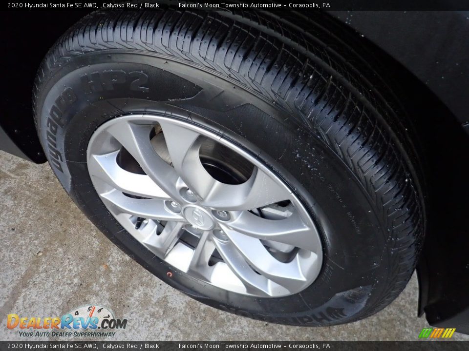 2020 Hyundai Santa Fe SE AWD Calypso Red / Black Photo #10
