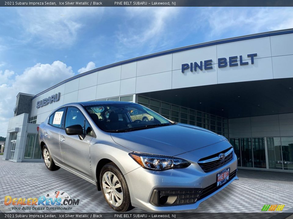 2021 Subaru Impreza Sedan Ice Silver Metallic / Black Photo #1