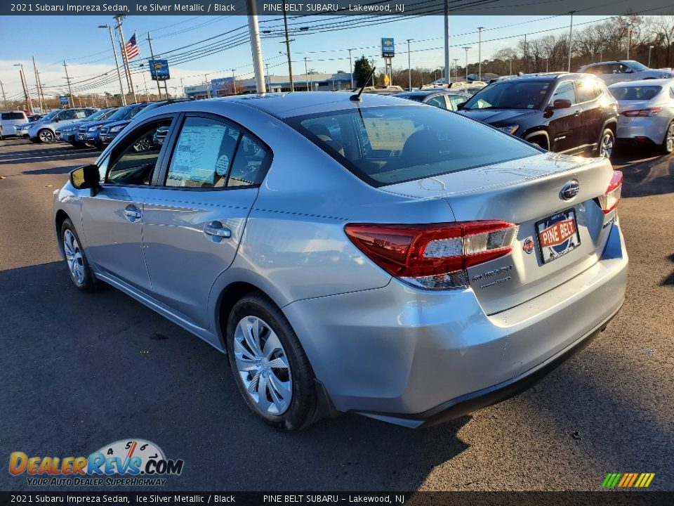 2021 Subaru Impreza Sedan Ice Silver Metallic / Black Photo #4