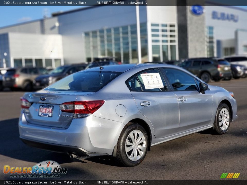 2021 Subaru Impreza Sedan Ice Silver Metallic / Black Photo #7