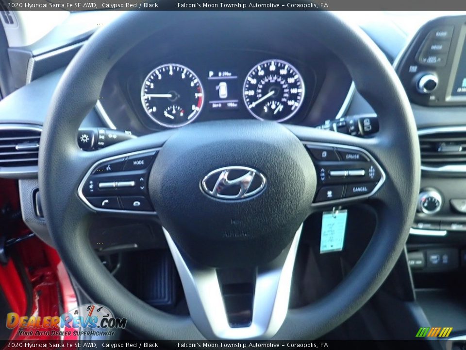 2020 Hyundai Santa Fe SE AWD Calypso Red / Black Photo #21