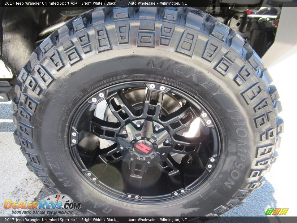 2017 Jeep Wrangler Unlimited Sport 4x4 Bright White / Black Photo #7