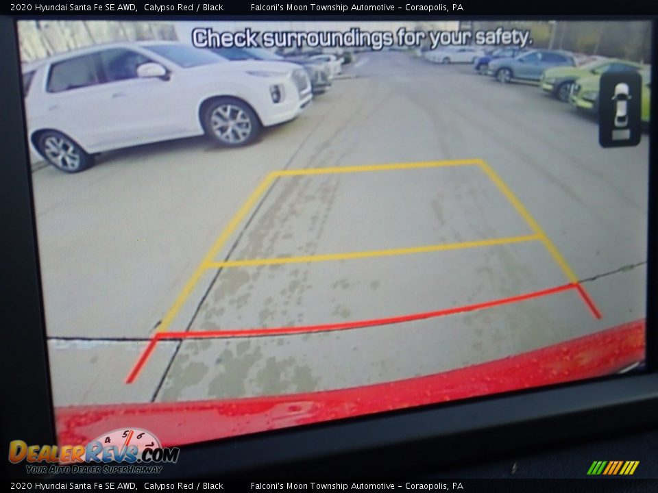 2020 Hyundai Santa Fe SE AWD Calypso Red / Black Photo #25