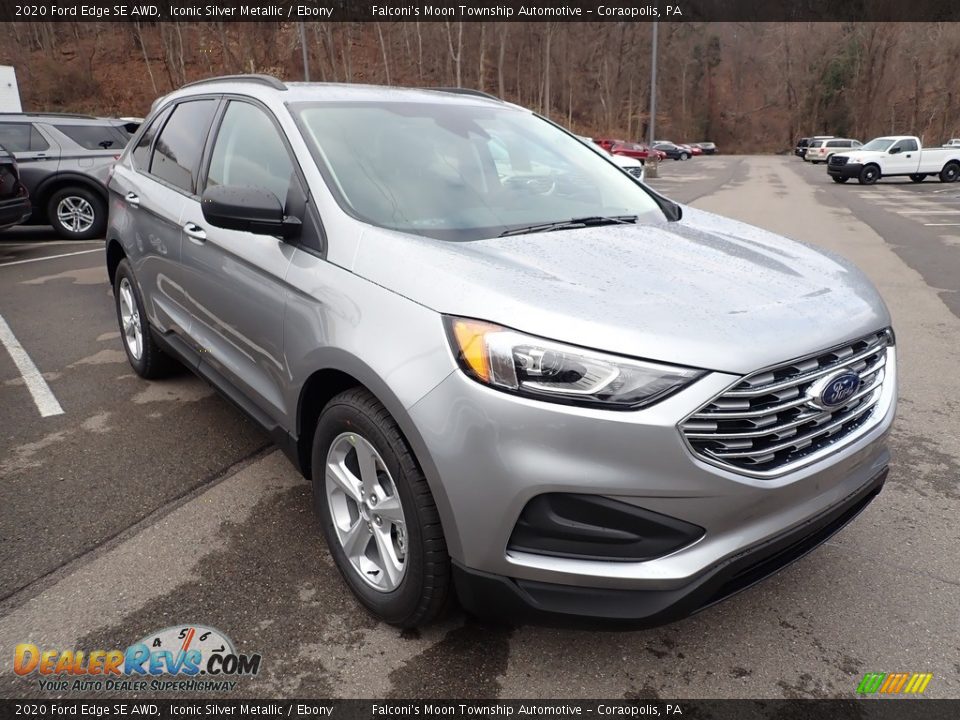 2020 Ford Edge SE AWD Iconic Silver Metallic / Ebony Photo #3