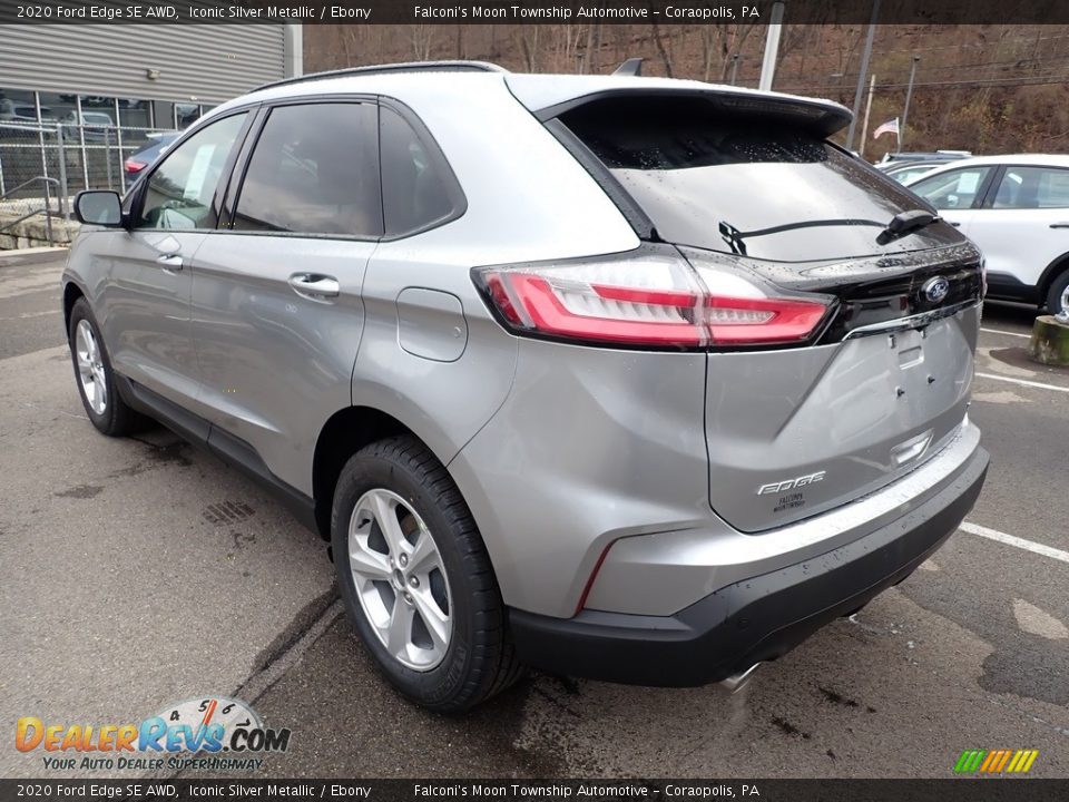 2020 Ford Edge SE AWD Iconic Silver Metallic / Ebony Photo #6