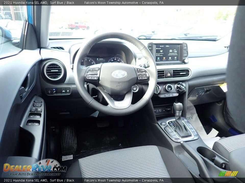 2021 Hyundai Kona SEL AWD Surf Blue / Black Photo #9