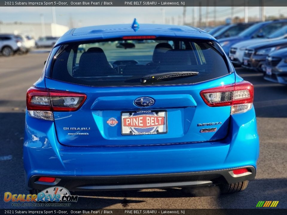 2021 Subaru Impreza Sport 5-Door Ocean Blue Pearl / Black Photo #6