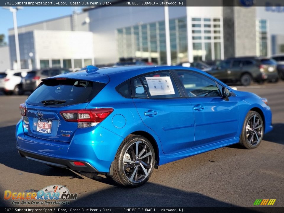 2021 Subaru Impreza Sport 5-Door Ocean Blue Pearl / Black Photo #7