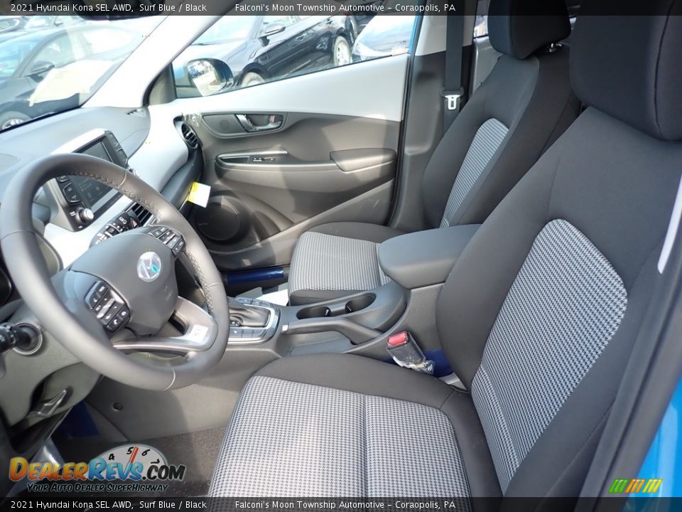 2021 Hyundai Kona SEL AWD Surf Blue / Black Photo #10