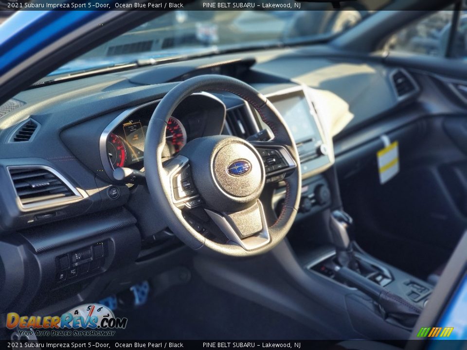 2021 Subaru Impreza Sport 5-Door Ocean Blue Pearl / Black Photo #10