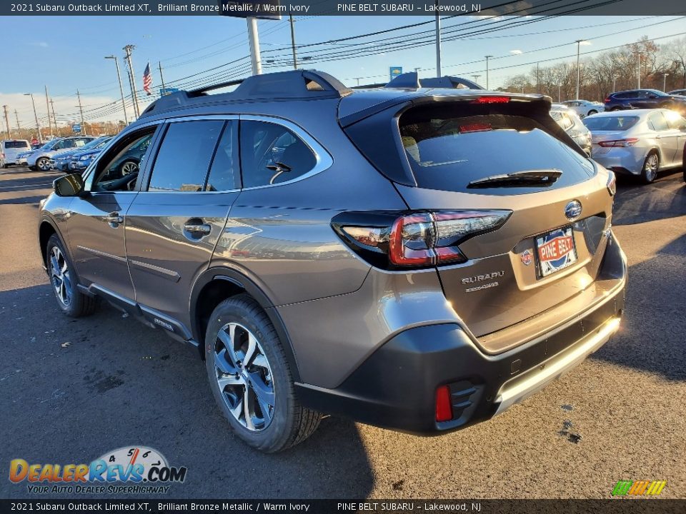 2021 Subaru Outback Limited XT Brilliant Bronze Metallic / Warm Ivory Photo #4