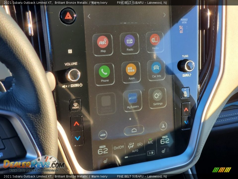 2021 Subaru Outback Limited XT Brilliant Bronze Metallic / Warm Ivory Photo #14