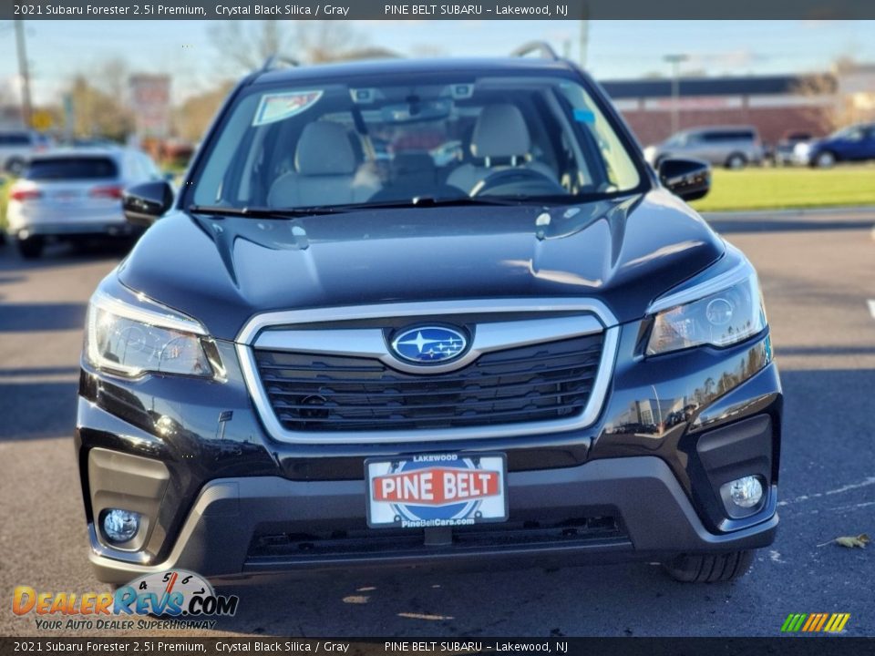 2021 Subaru Forester 2.5i Premium Crystal Black Silica / Gray Photo #3