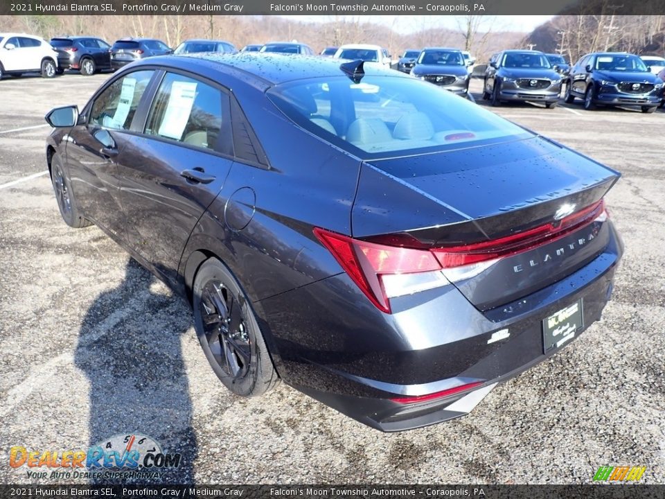 2021 Hyundai Elantra SEL Portofino Gray / Medium Gray Photo #6