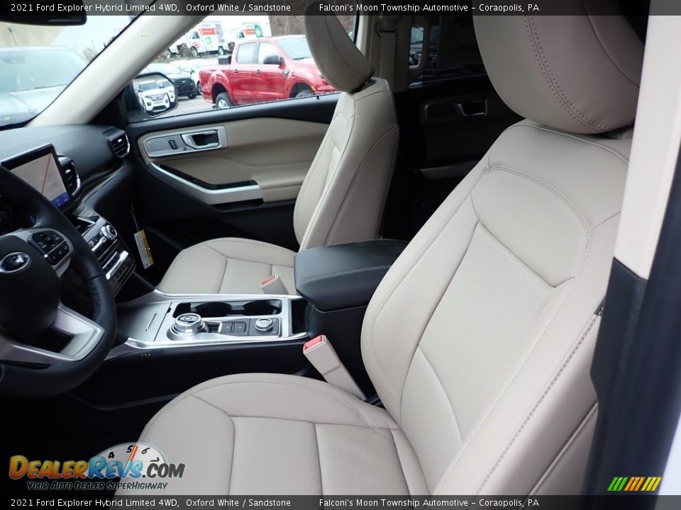 Front Seat of 2021 Ford Explorer Hybrid Limited 4WD Photo #11