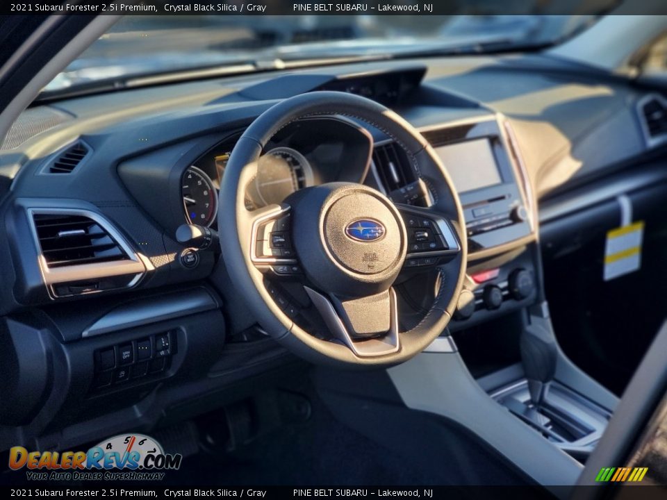 2021 Subaru Forester 2.5i Premium Crystal Black Silica / Gray Photo #10