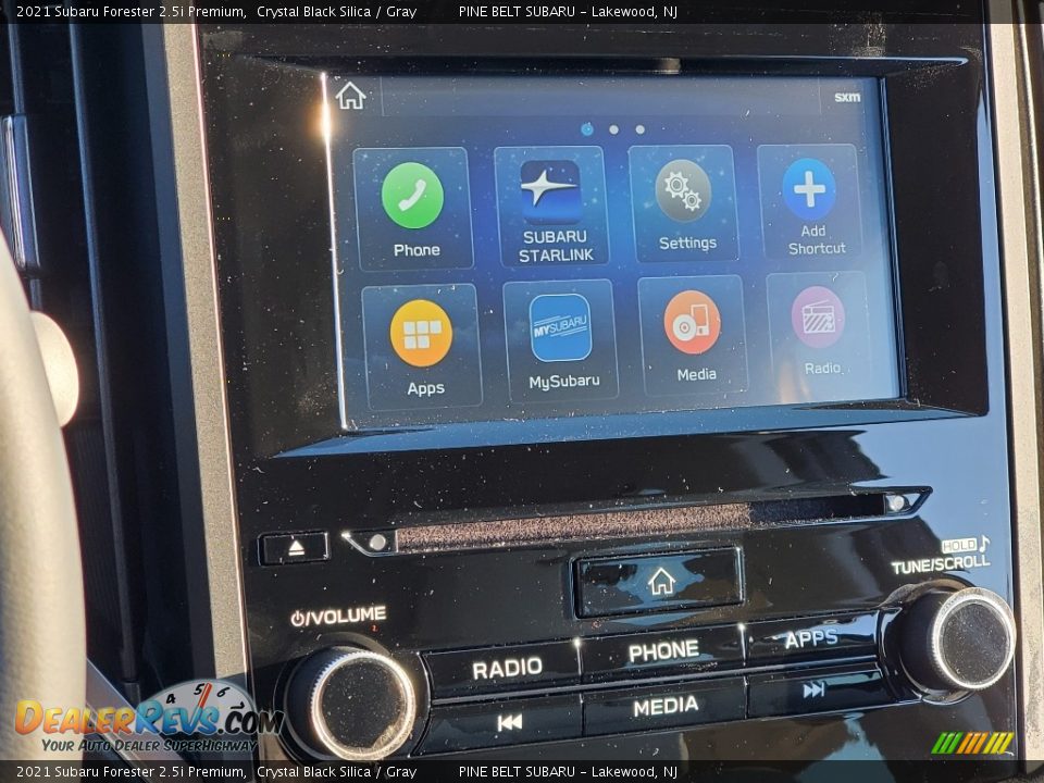 2021 Subaru Forester 2.5i Premium Crystal Black Silica / Gray Photo #14