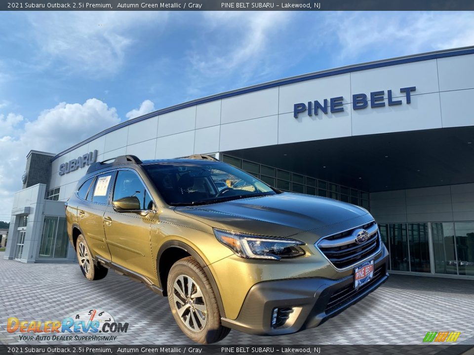 2021 Subaru Outback 2.5i Premium Autumn Green Metallic / Gray Photo #1
