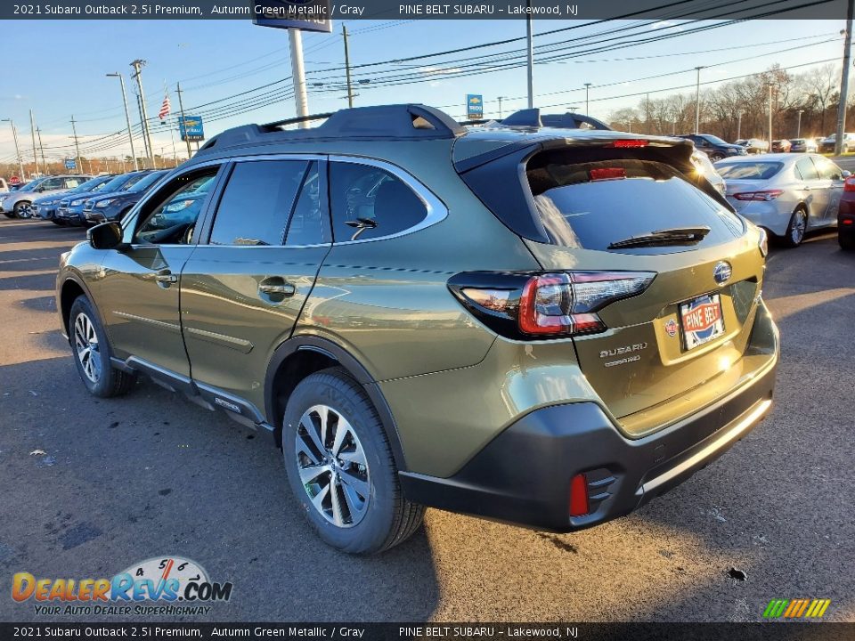 2021 Subaru Outback 2.5i Premium Autumn Green Metallic / Gray Photo #4