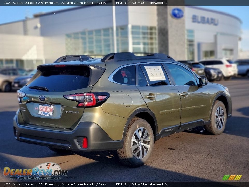 2021 Subaru Outback 2.5i Premium Autumn Green Metallic / Gray Photo #7