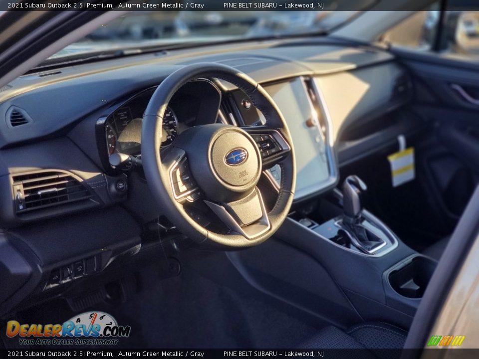 2021 Subaru Outback 2.5i Premium Autumn Green Metallic / Gray Photo #10