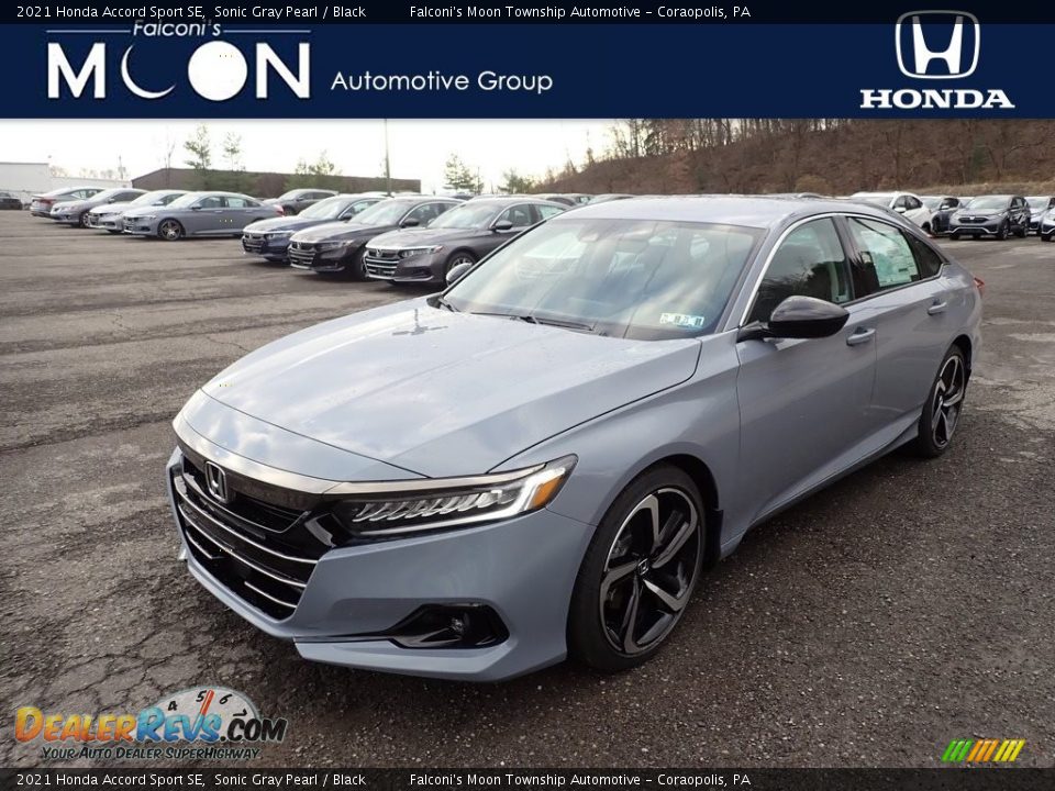 2021 Honda Accord Sport SE Sonic Gray Pearl / Black Photo #1