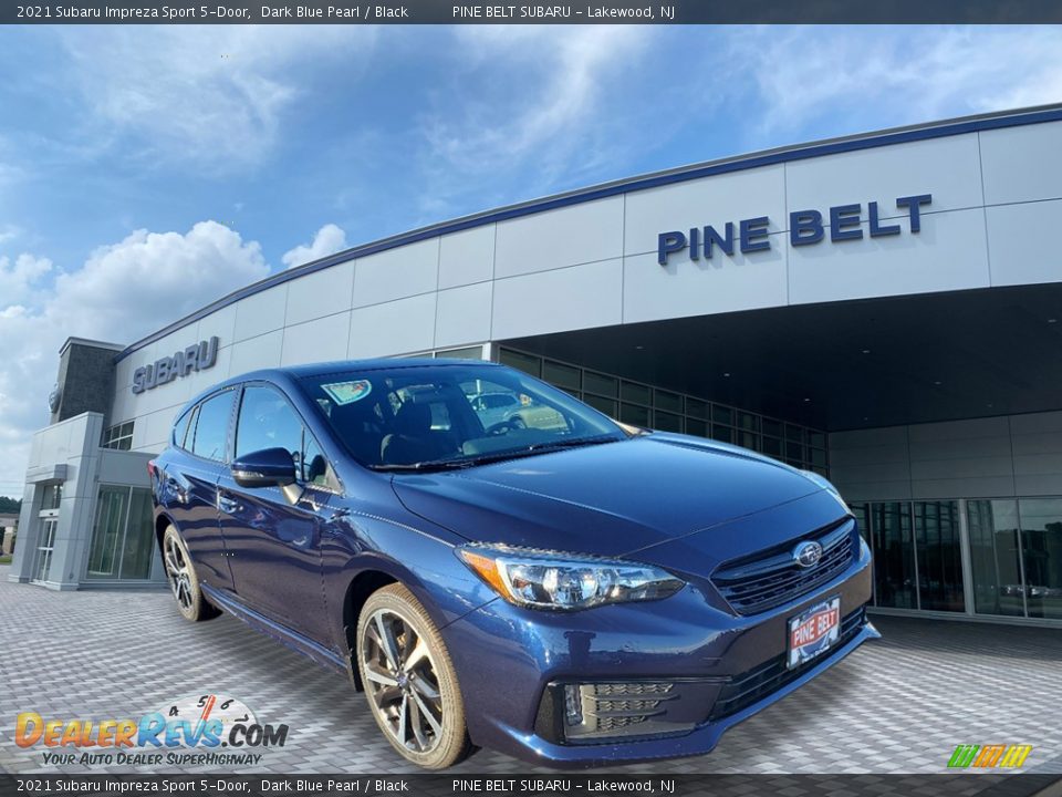 2021 Subaru Impreza Sport 5-Door Dark Blue Pearl / Black Photo #1