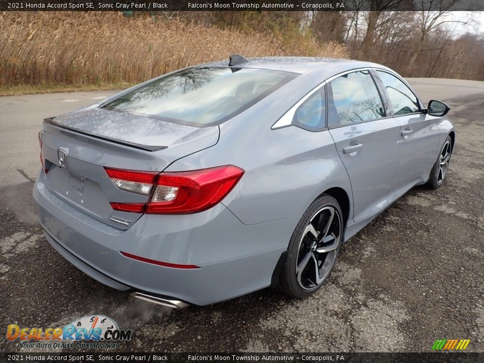 2021 Honda Accord Sport SE Sonic Gray Pearl / Black Photo #5