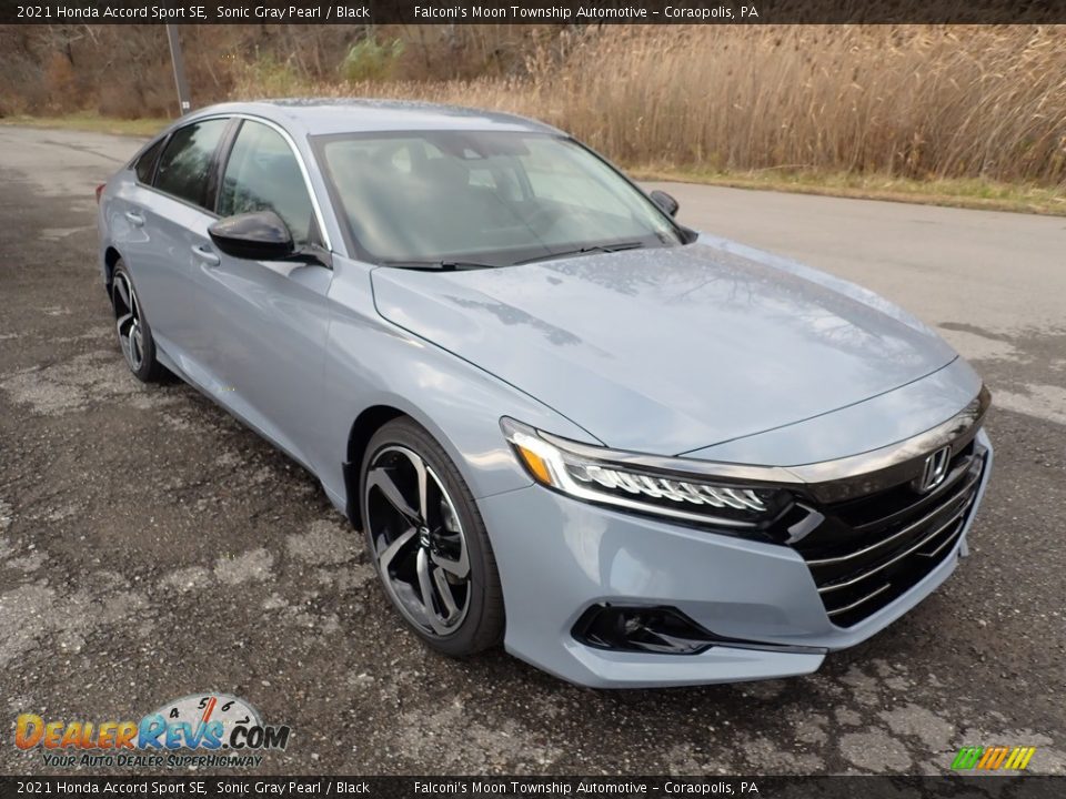 Front 3/4 View of 2021 Honda Accord Sport SE Photo #6