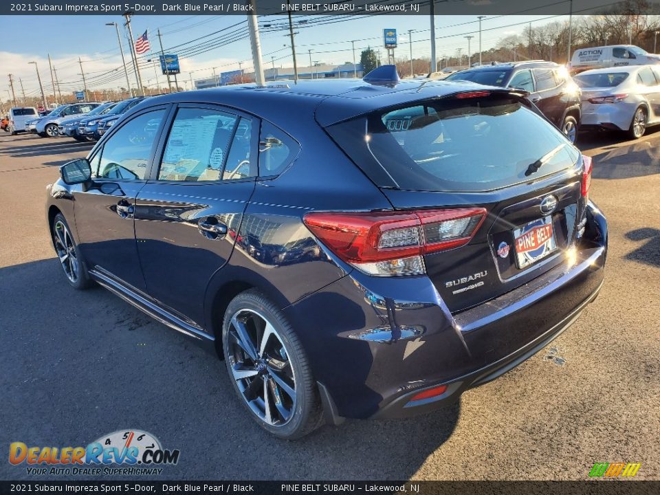 2021 Subaru Impreza Sport 5-Door Dark Blue Pearl / Black Photo #4